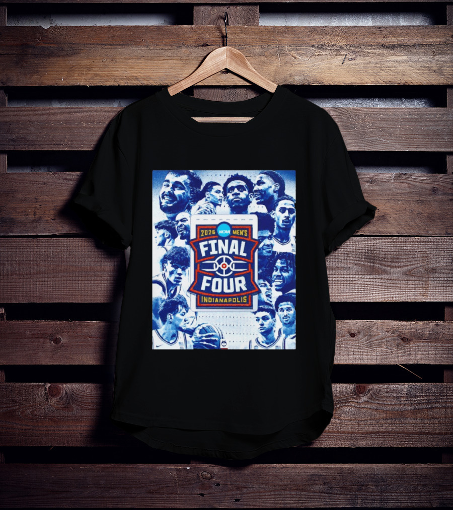 2026 NCAA Men's Final Four Indianapolis Basketball UConn Huskies Players T-Shirt