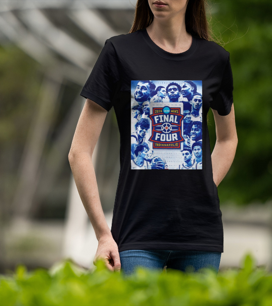 2026 NCAA Men's Final Four Indianapolis Basketball UConn Huskies Players T-Shirt
