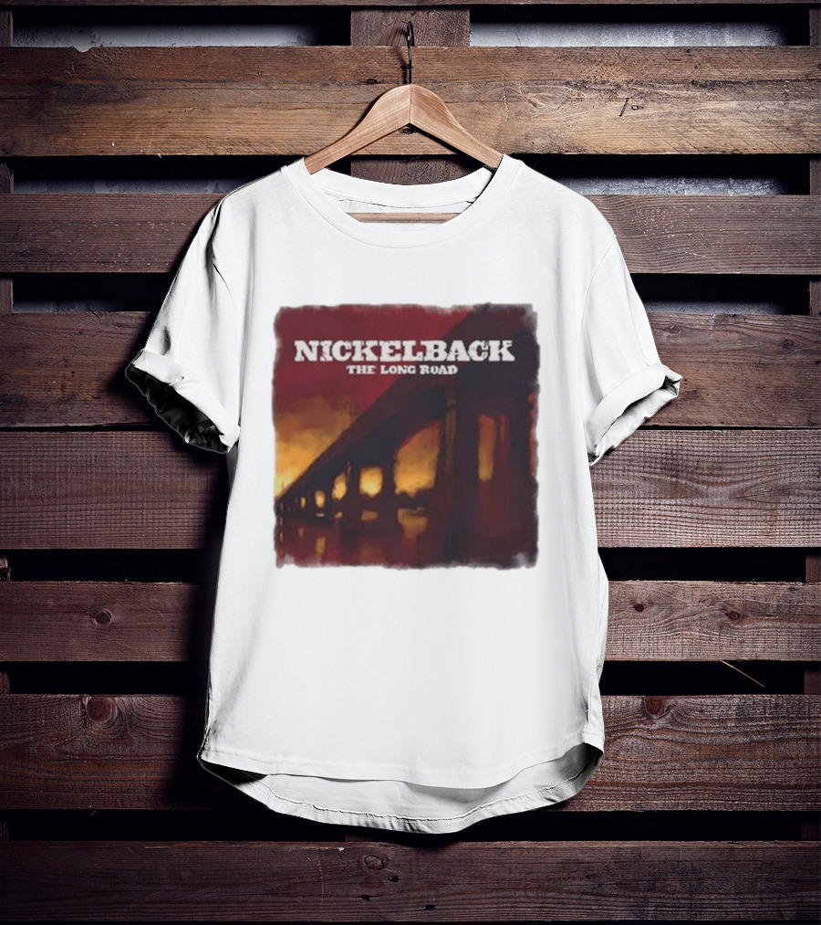 Nickelback The Long Road 2023 Album Art Bridge T-Shirt
