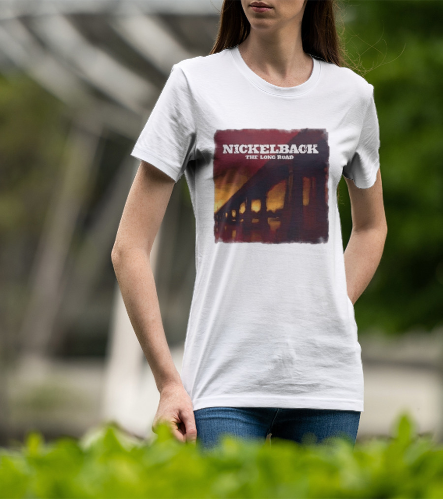 Nickelback The Long Road 2023 Album Art Bridge T-Shirt