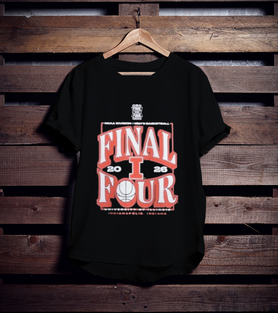 NCAA Division I Men's Basketball Final Four 2026 University Of Illinois Indianapolis Indiana T-Shirt