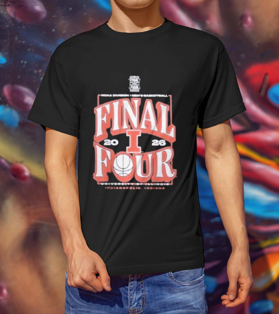 NCAA Division I Men's Basketball Final Four 2026 University Of Illinois Indianapolis Indiana T-Shirt