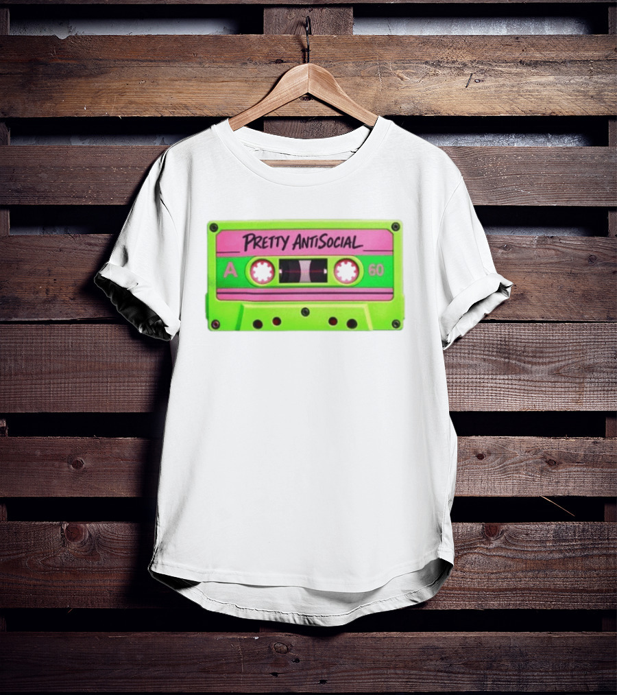 Pretty AntiSocial Pink Green Cassette A 60 T-Shirt