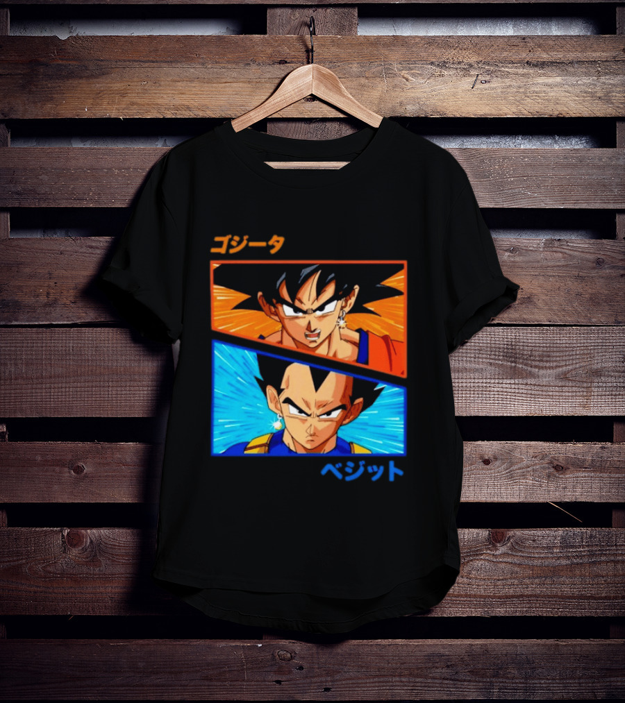 Gogeta Vegito Fusion Transformation Dragon Ball Z Super Saiyan Anime T-Shirt