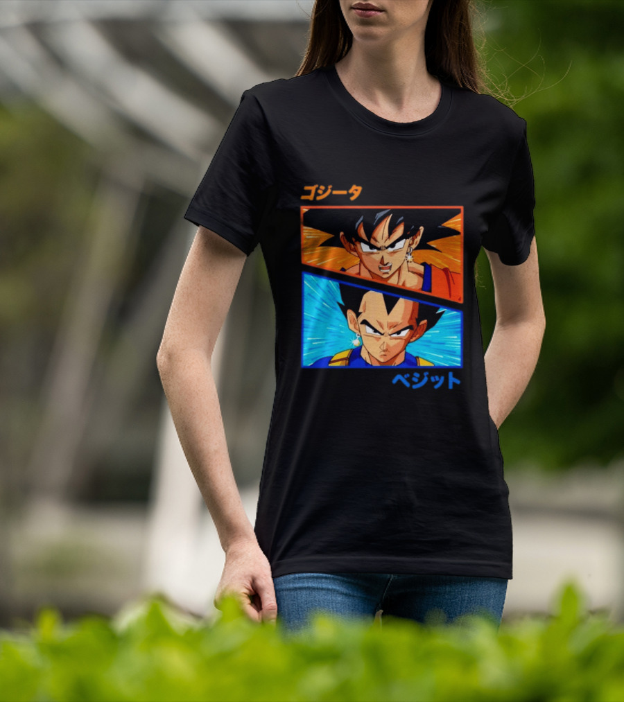 Gogeta Vegito Fusion Transformation Dragon Ball Z Super Saiyan Anime T-Shirt