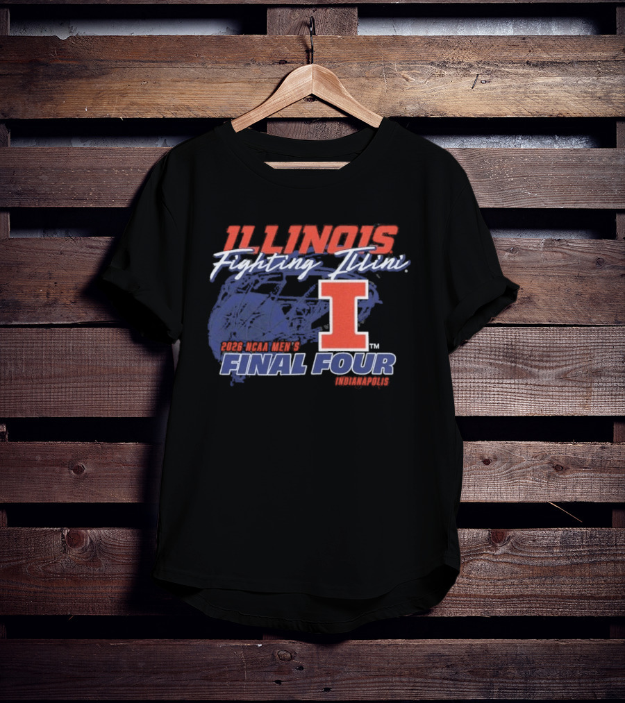 Illinois Fighting Illini 2026 NCAA Men's Final Four Champions T-Shirt