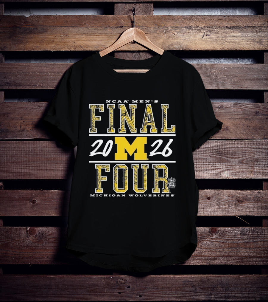Michigan Wolverines 2026 NCAA Men's Basketball Final Four T-Shirt