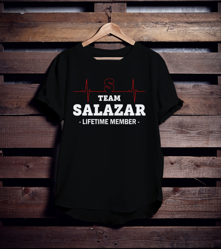 Team Salazar Lifetime Member S Logo Heartbeat T-Shirt