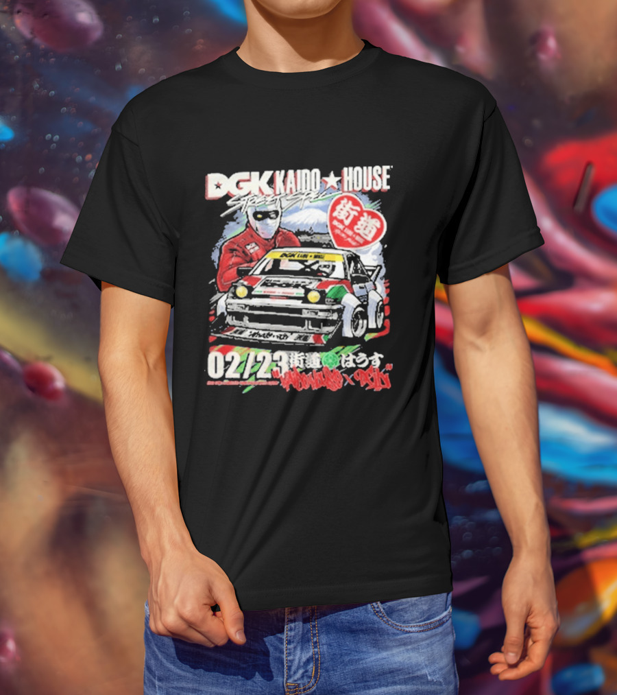 DGK Kaido House Raceway 02/23 Mountain Racer T-Shirt