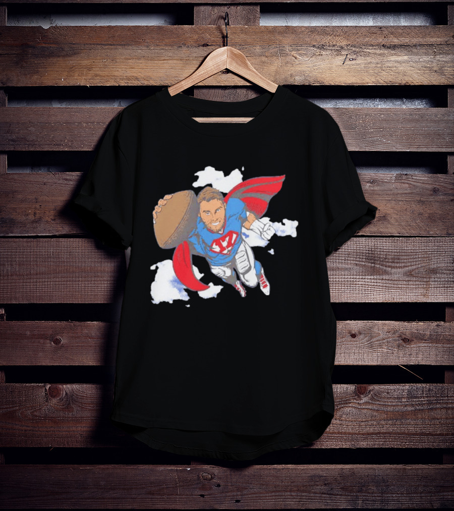 Superhero Football Josh Allen Buffalo Bills T-Shirt