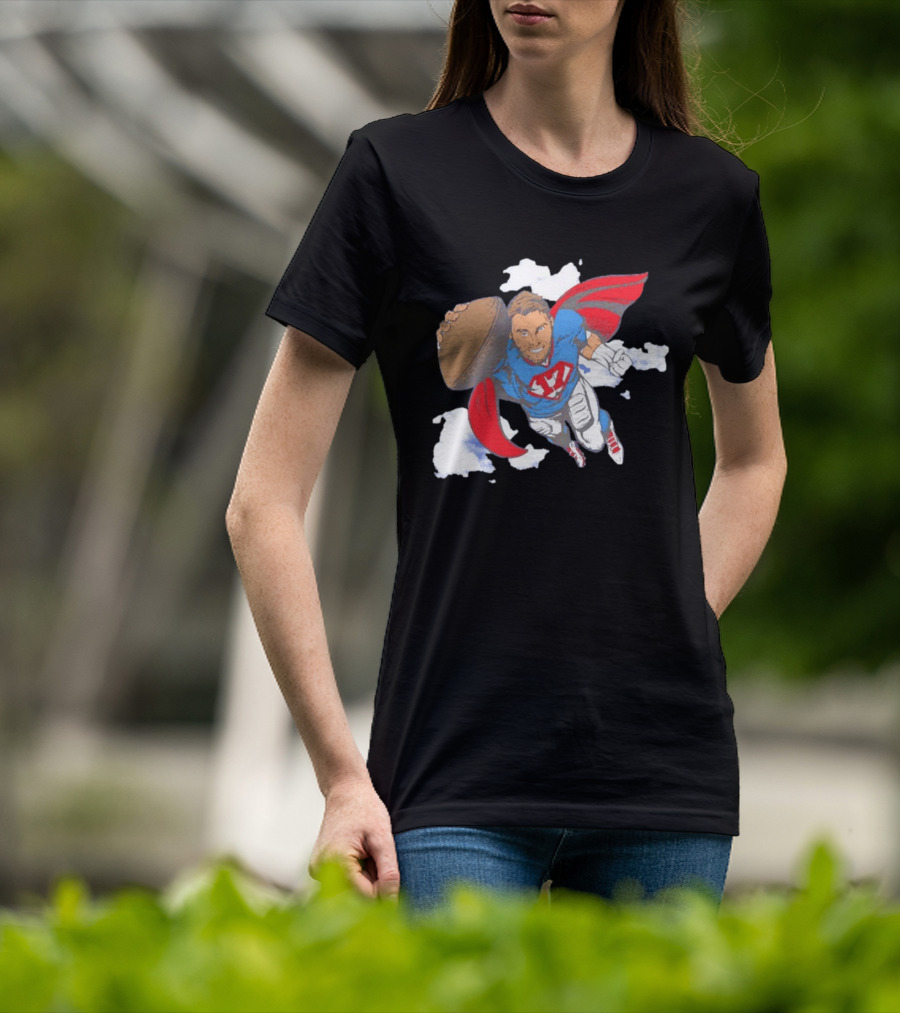 Superhero Football Josh Allen Buffalo Bills T-Shirt