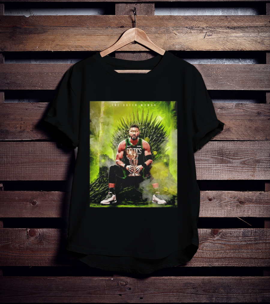 Jayson Tatum Boston Celtics The Green Mamba Iron Throne NBA Player T-Shirt