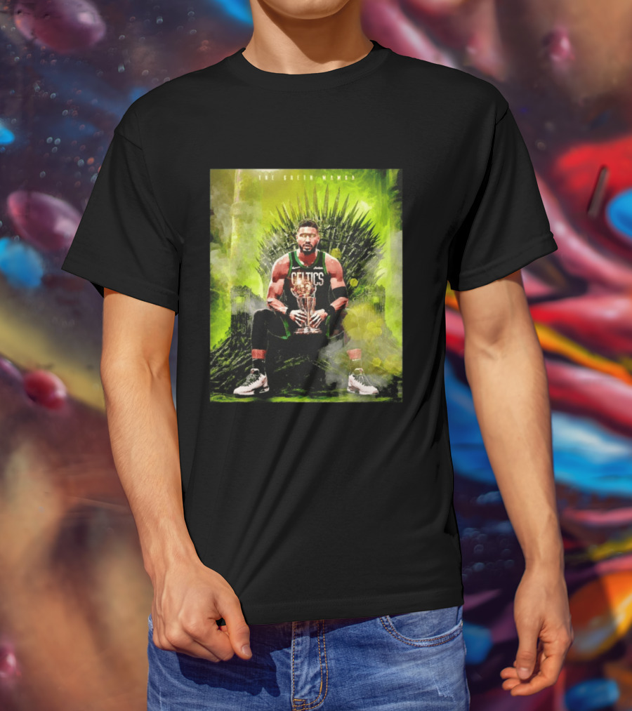 Jayson Tatum Boston Celtics The Green Mamba Iron Throne NBA Player T-Shirt