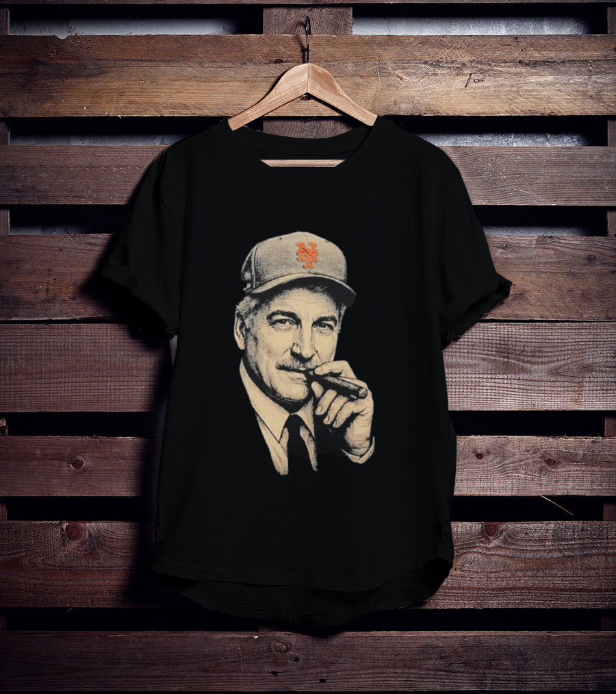 Keith Hernandez Cigar New York Mets Cap T-Shirt