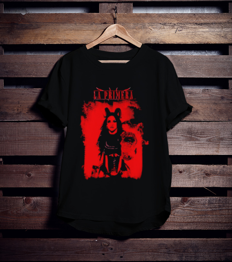 La Primera Stephanie Vaquer WWE Authentic Red Champion T-Shirt