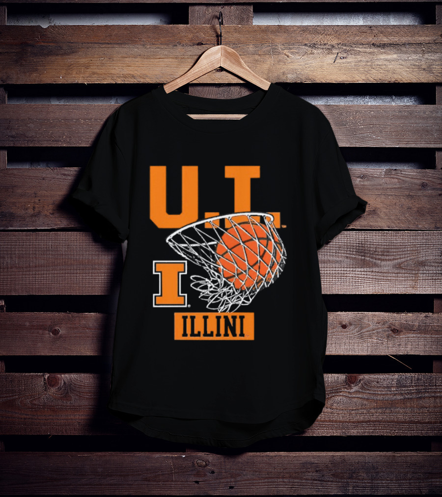 UT Illinois ILLINI Hoops Basketball Heritage T-Shirt
