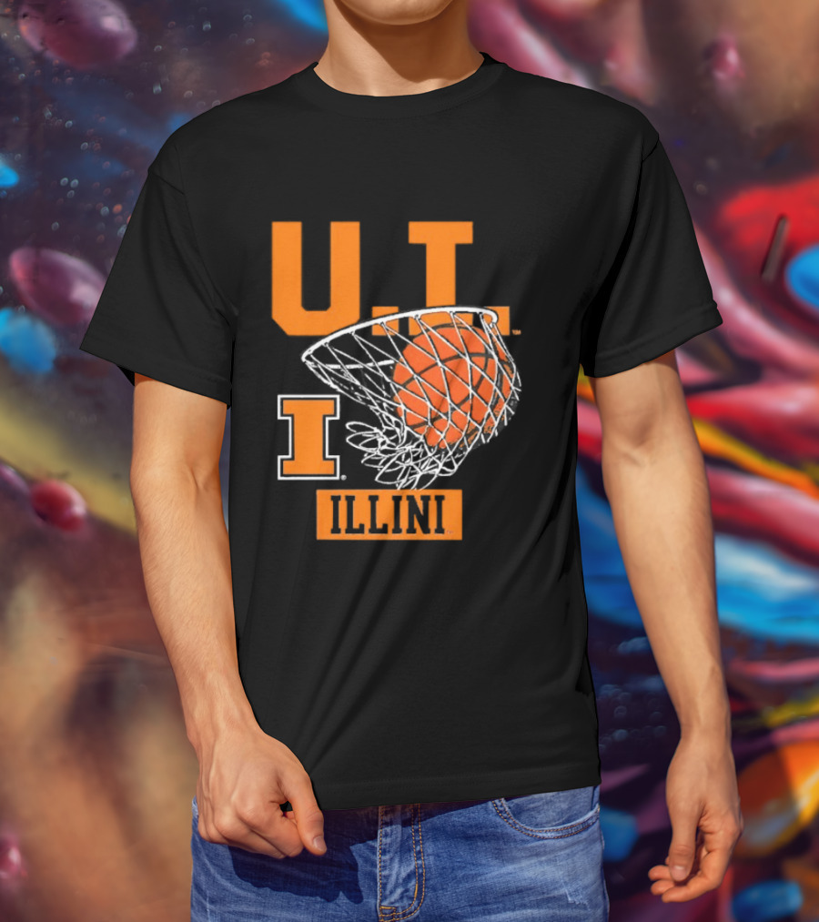 UT Illinois ILLINI Hoops Basketball Heritage T-Shirt