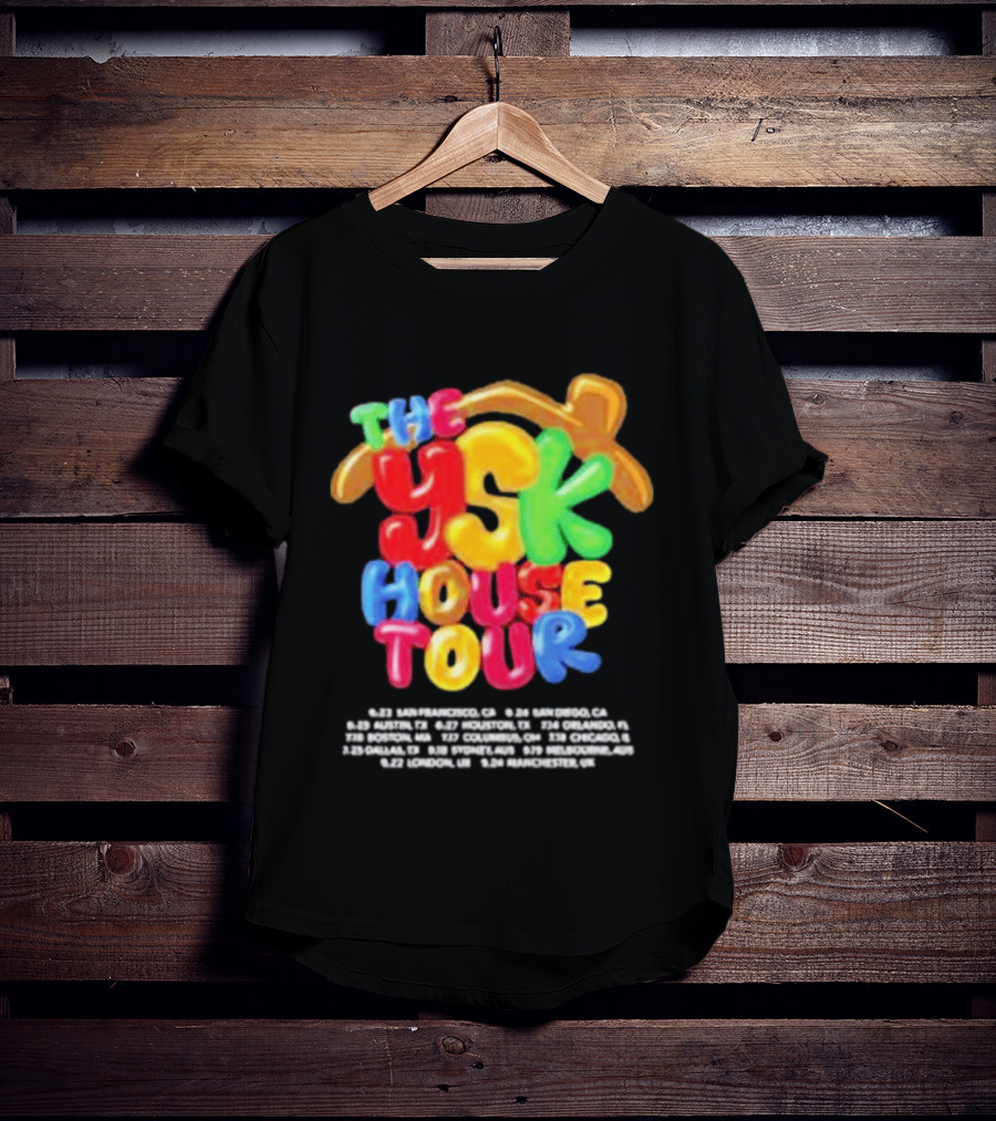 The YSK House Tour Orlando Toronto Calgary Vancouver Toronto September Sessions T-Shirt