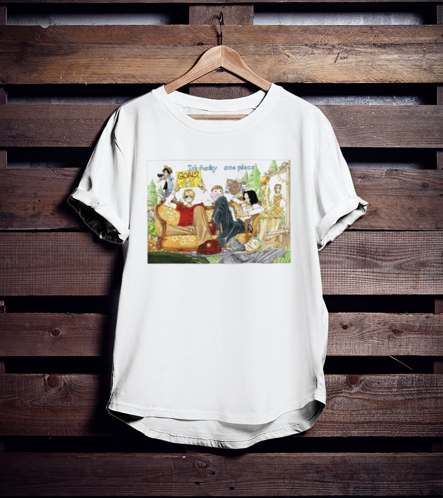 It's Funky One Piece Anime Crew And Goal Adventure T-Shirt