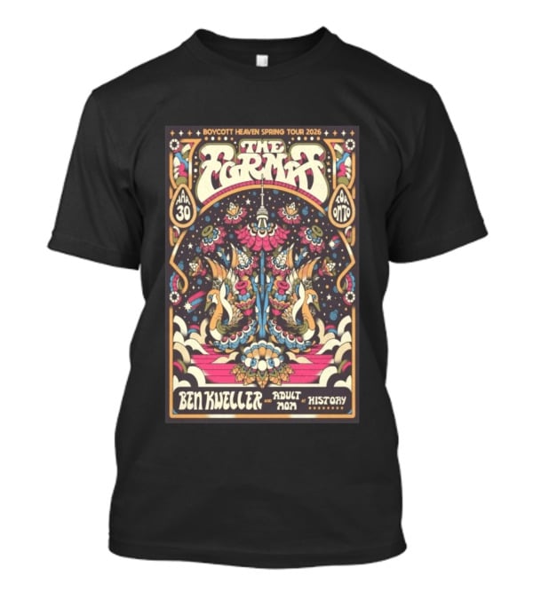 Boycott Heaven Spring Tour 2026 The Format Toronto Mar 30 Ben Kweller At History T-Shirt