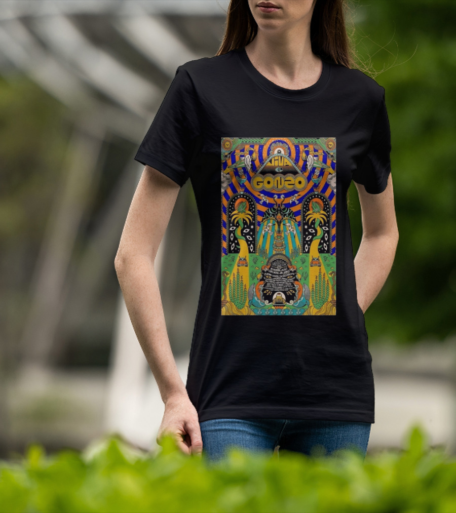 Viva El Gonzo Festival 2026 Psychedelic Art With Cacti And Birds T-Shirt