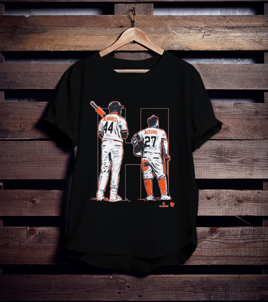 Yordan Alvarez Jose Altuve 44 27 Houston Baseball Astros H Duo T-Shirt