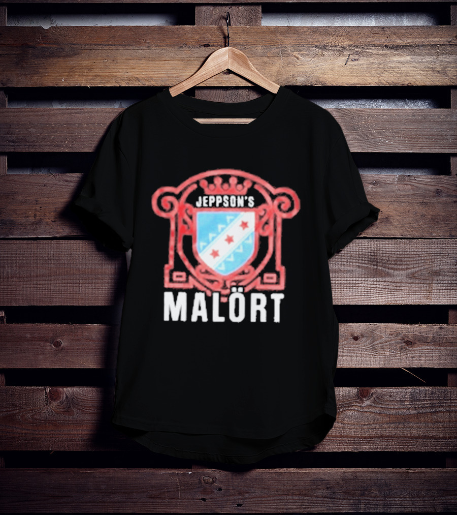 Jeppson's Malört Crest With Chicago Style Star Shield T-Shirt