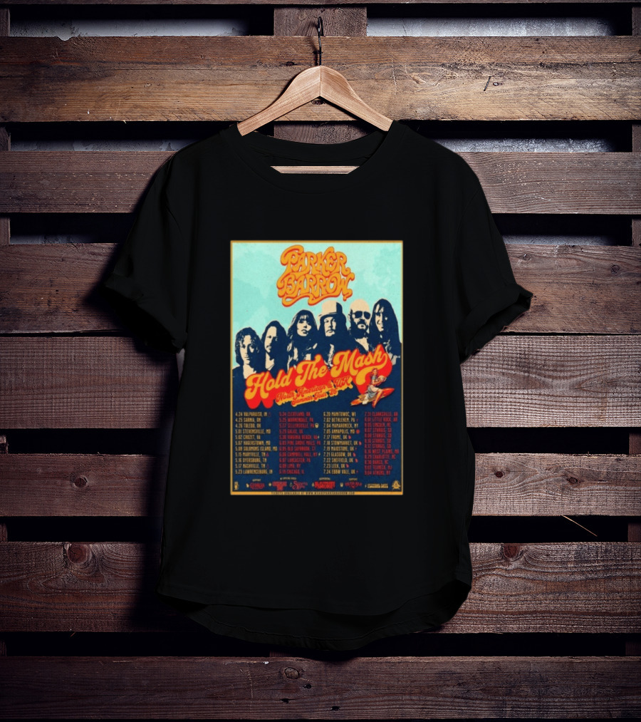 Parker Barrow Hold The Mash North American UK Summer Tour 2023 T-Shirt