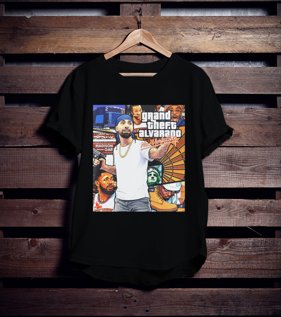 Grand Theft Alvarado New York City Madison Square Garden Knicks Energy T-Shirt