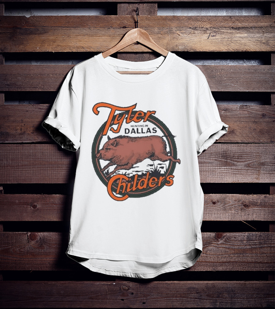 Tyler Childers Hunting Dallas April 23 2026 Tour T-Shirt