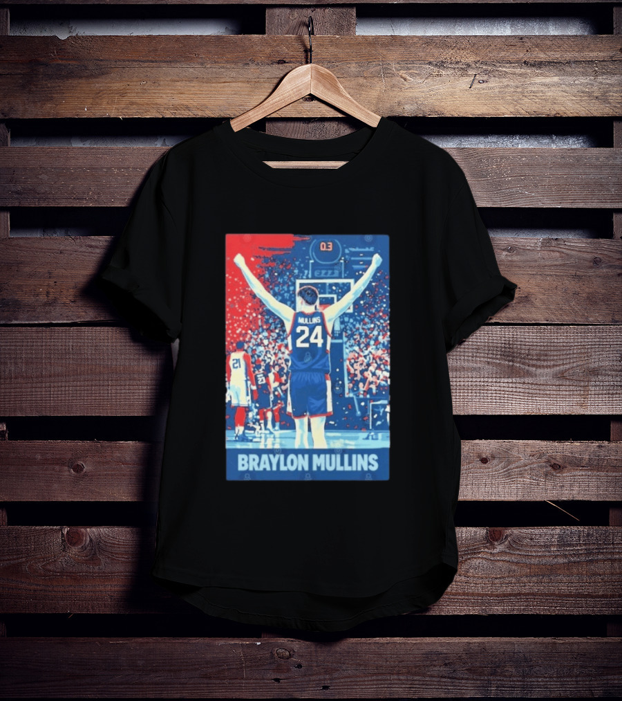 Braylon Mullins 0.3 Uconn Basketball Game Winning Moment T-Shirt