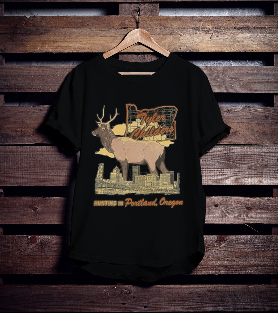 Tyler Childers Portland Oregon Hunting Deer T-Shirt