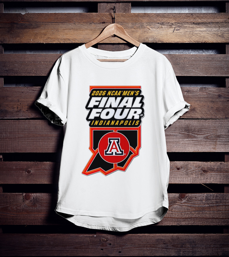 Arizona Wildcats NCAA Men's Final Four 2026 Indianapolis T-Shirt