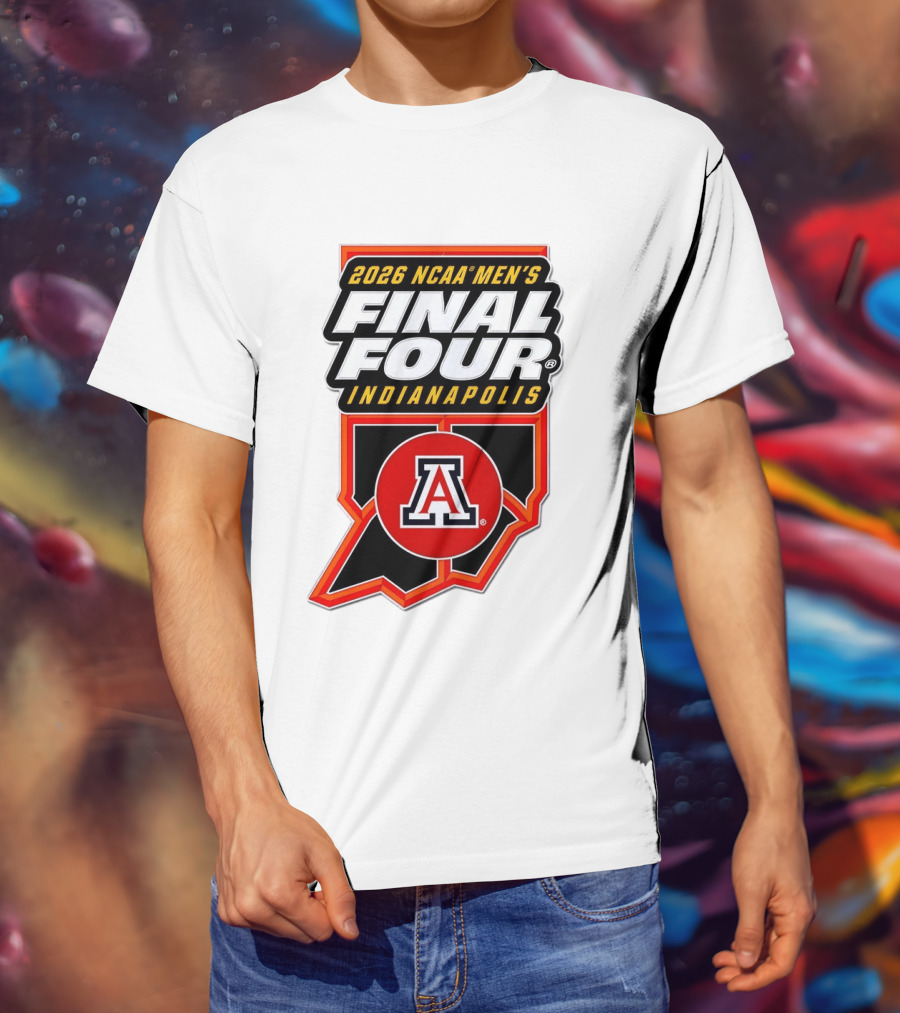 Arizona Wildcats NCAA Men's Final Four 2026 Indianapolis T-Shirt