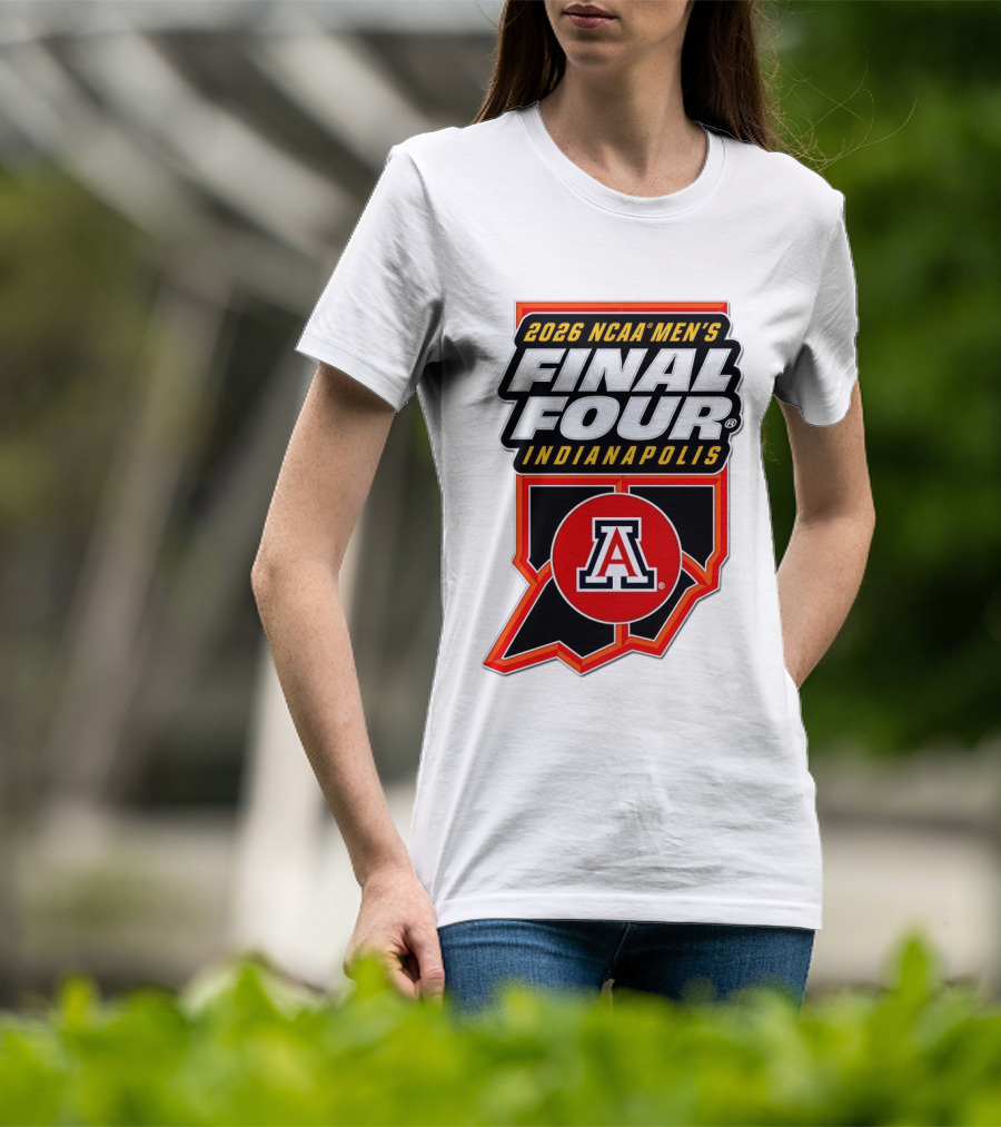 Arizona Wildcats NCAA Men's Final Four 2026 Indianapolis T-Shirt