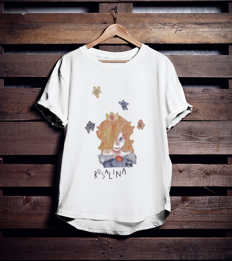 Brie Larson Rosalina Mario Princess With Luma Stars T-Shirt