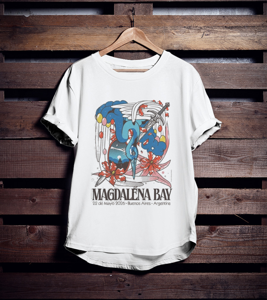 Magdalena Bay 22 De Mayo 2026 Buenos Aires Argentina Event T-Shirt