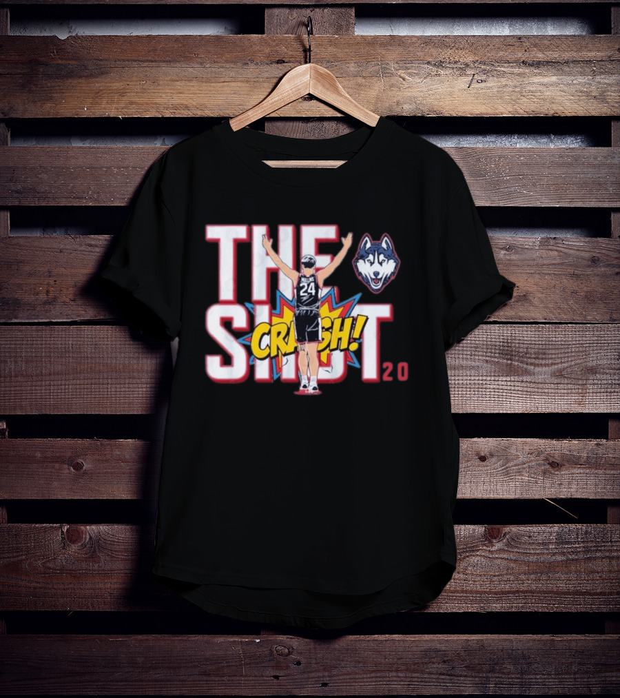 Uconn Huskies Braylon Mullins The Shot Crash 24 Basketball 20 T-Shirt