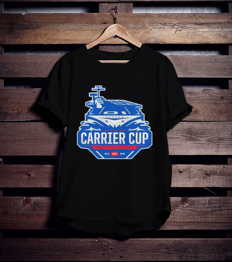 USS Yorktown Carrier Cup South Carolina SFC 2026 Tournament T-Shirt