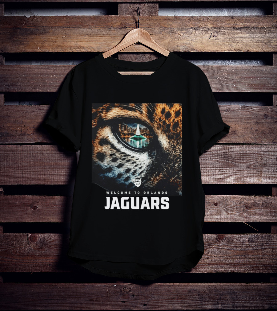Welcome To Orlando Jaguars Eye Cityscape T-Shirt