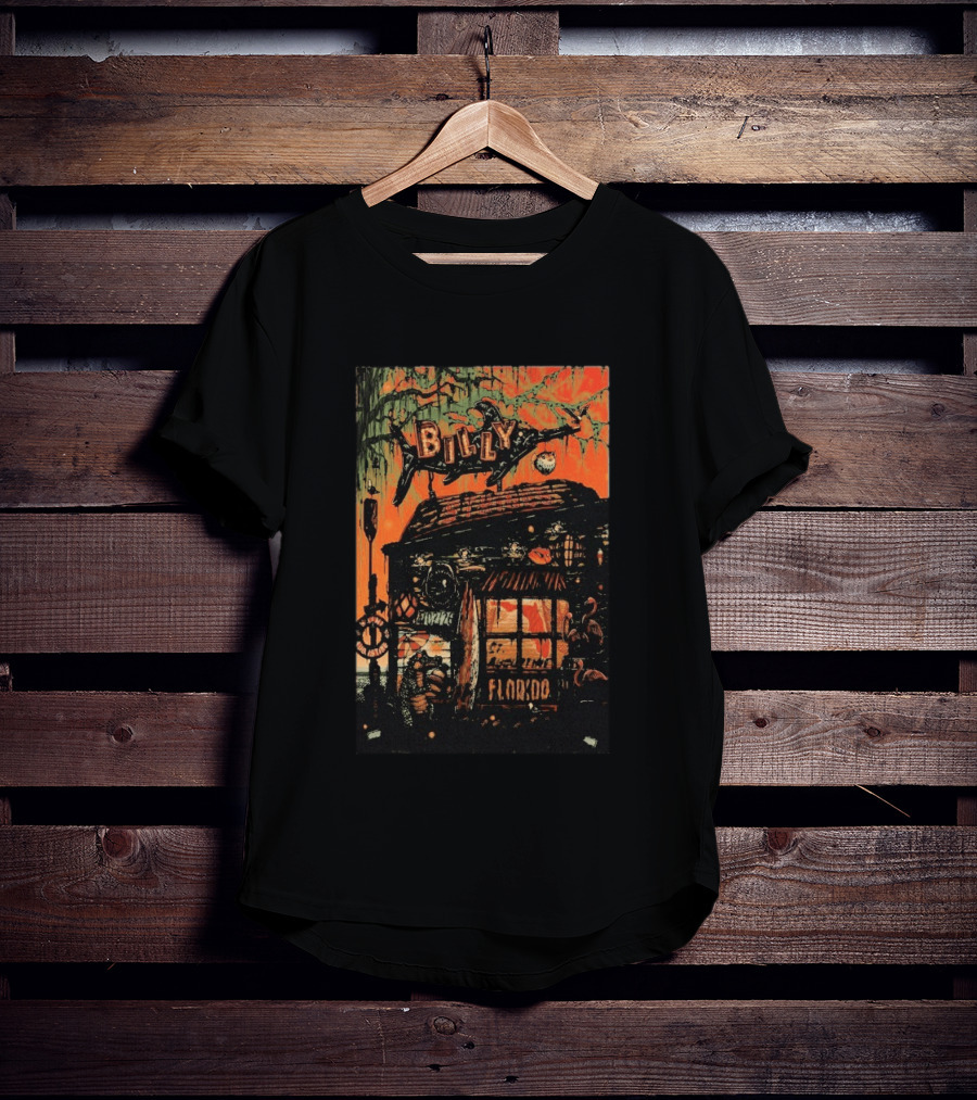 Billy Strings Saint Augustine FL April 2 2026 Amphitheatre Tour Retro Florida Swamp Shack Scene T-Shirt
