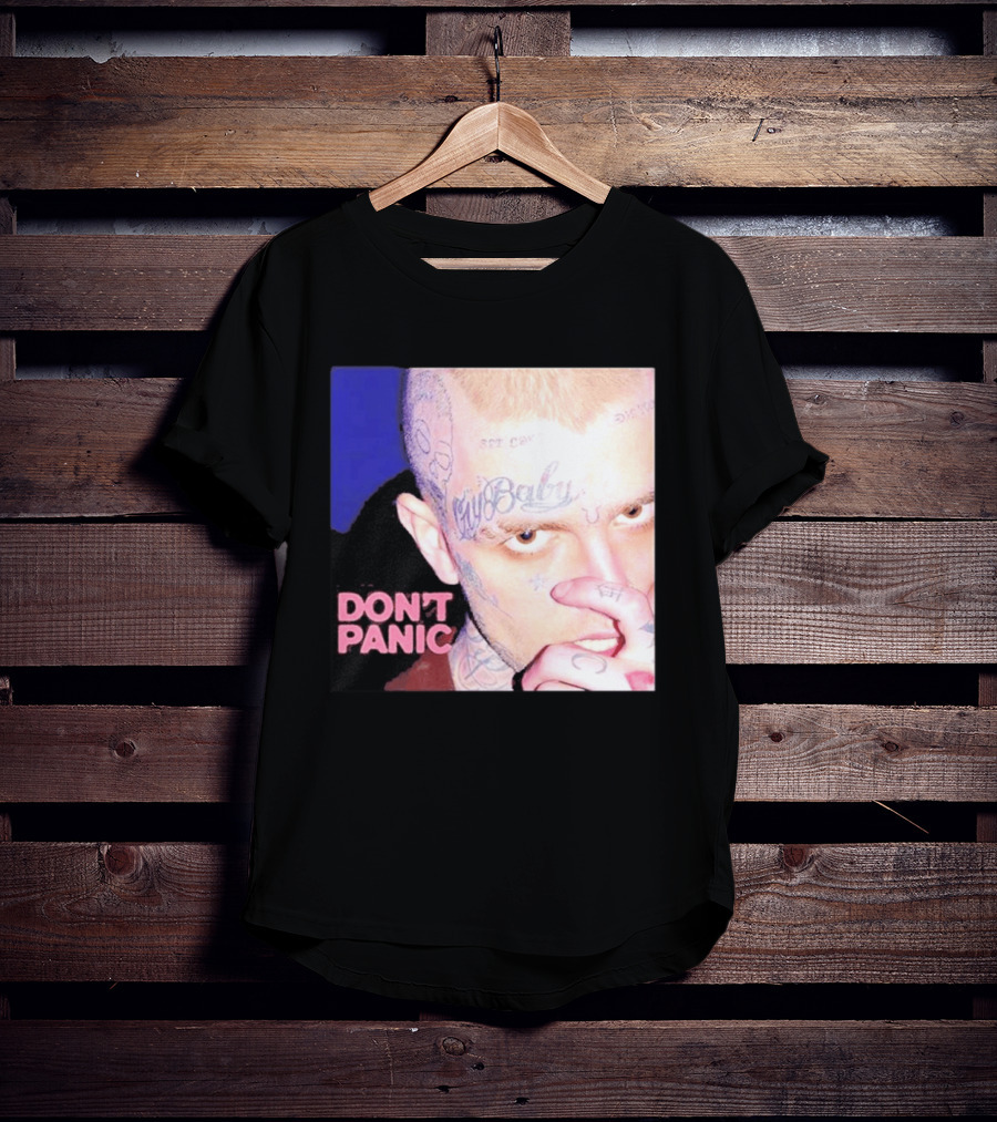 Lil Peep Don't Panic Single Cover Tattoo T-Shirt