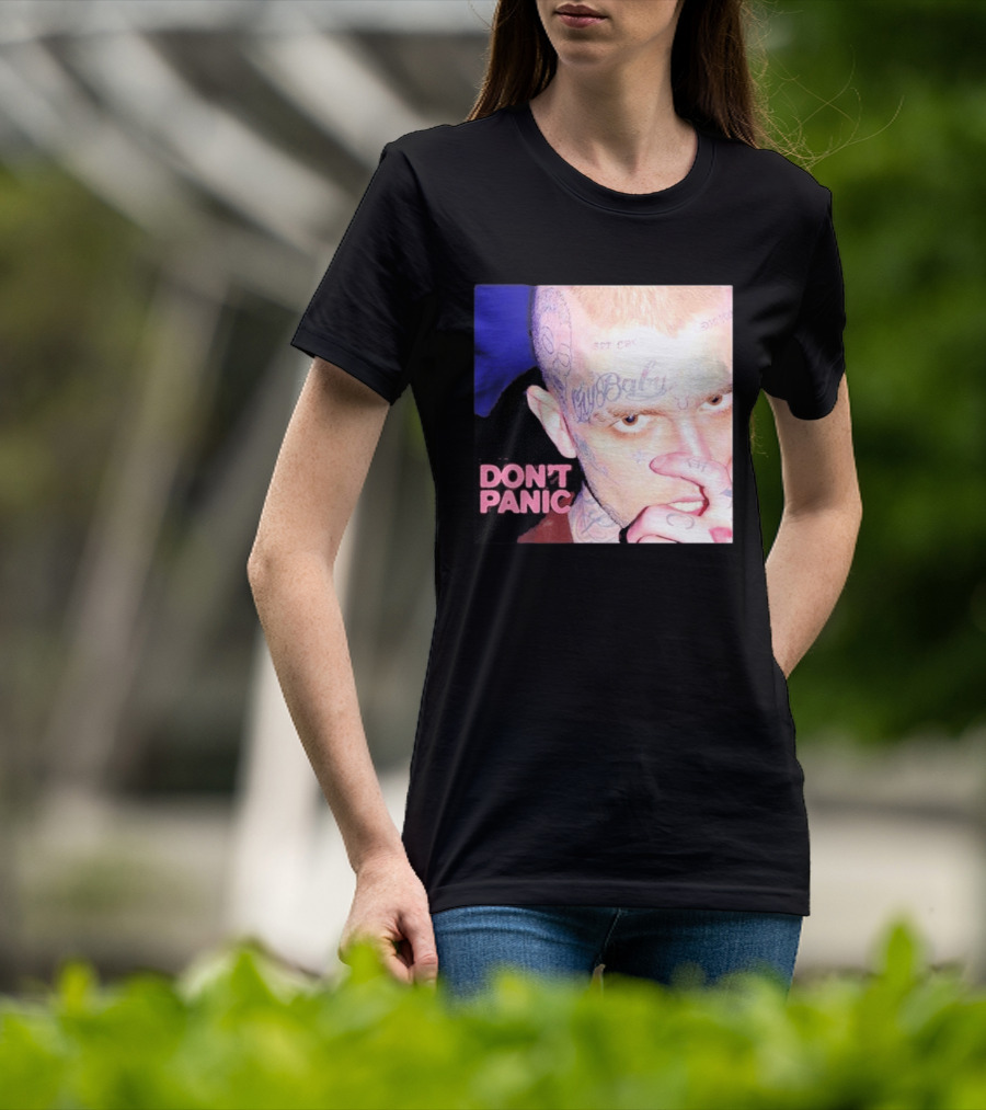 Lil Peep Don't Panic Single Cover Tattoo T-Shirt