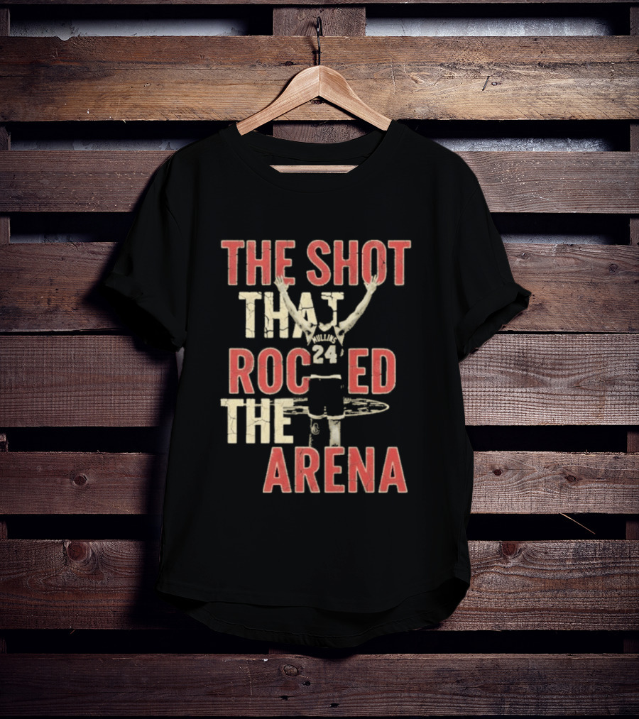 The Shot That Rocked The Arena Braylon Mullins Basketball Icon 24 T-Shirt