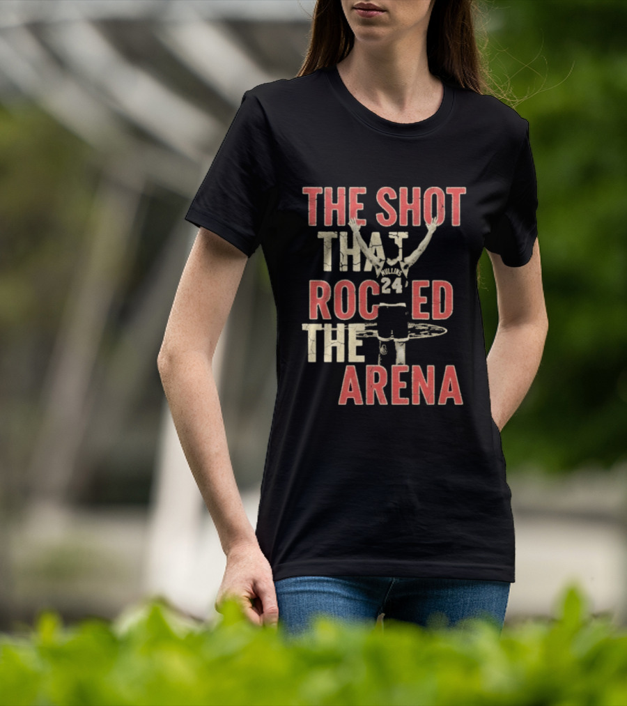 The Shot That Rocked The Arena Braylon Mullins Basketball Icon 24 T-Shirt