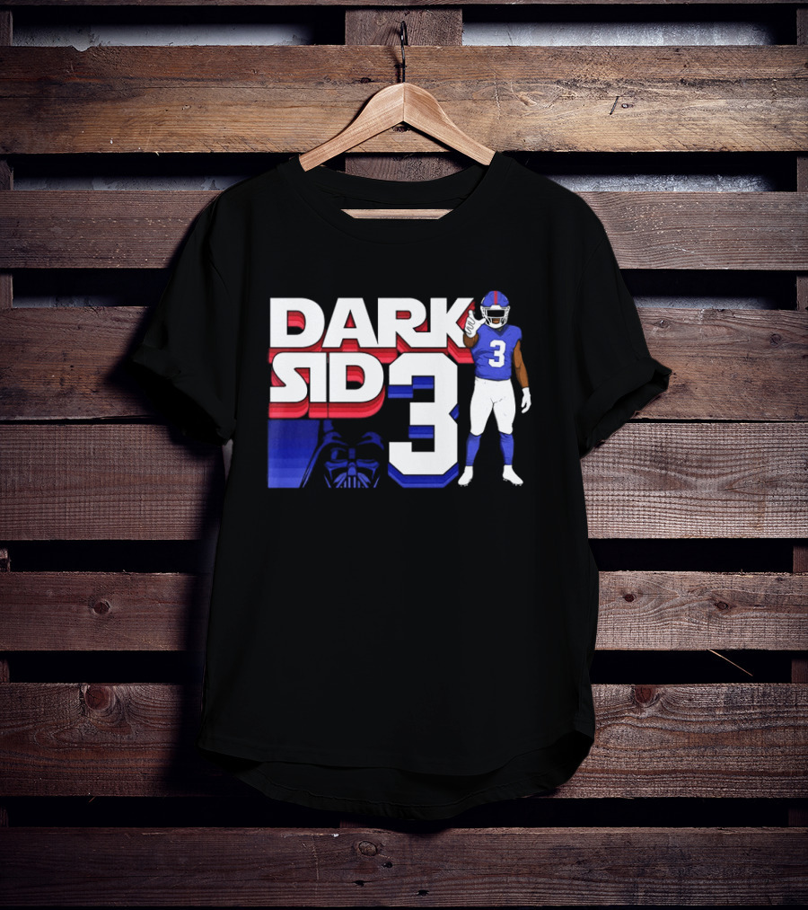 Dark Sid3 New York Giants Football Darth Vader T-Shirt