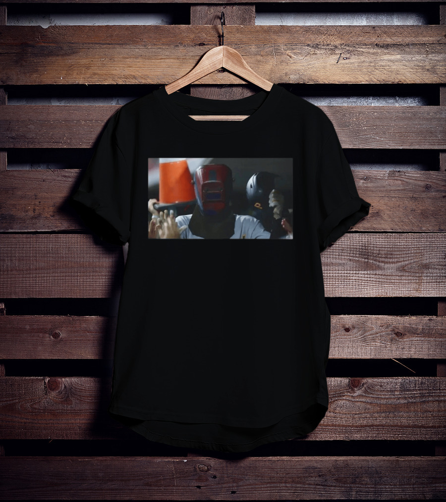 Pittsburgh Pirates Celebrate With Orange Cone And Welding Mask T-Shirt
