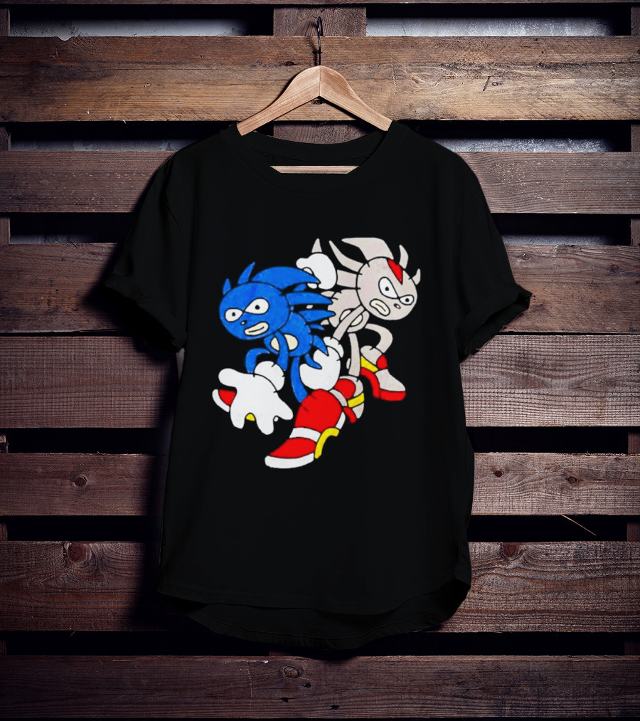The Hedgehog Sanic And Shedew Adventure Meme Humor T-Shirt
