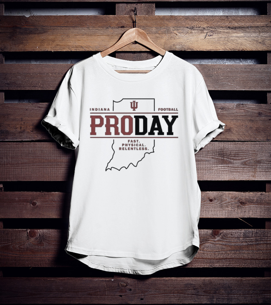 Indiana Football Pro Day Fernando Mendoza Event T-Shirt