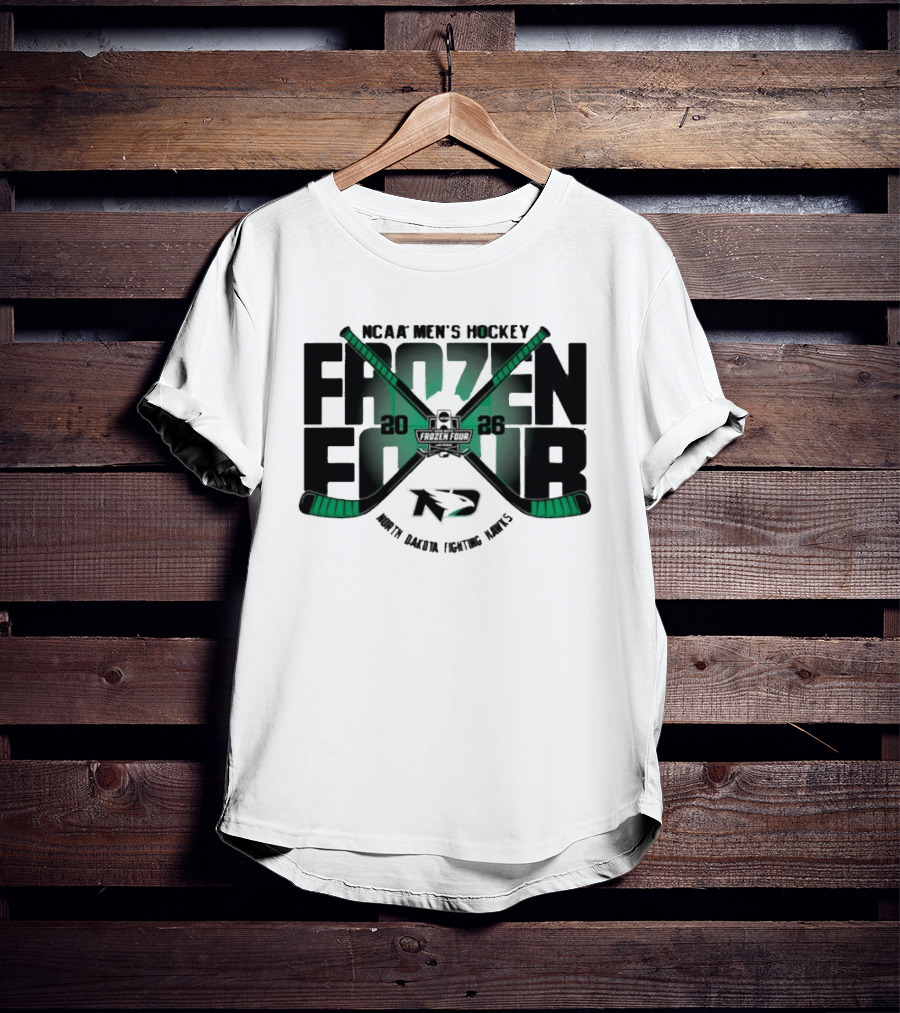 University Of North Dakota Men's Hockey 2026 Frozen Four ND Pride Sioux Team Spirit T-Shirt